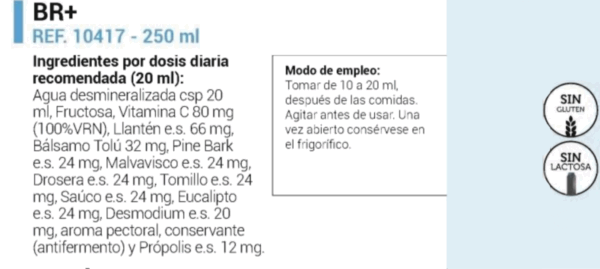 BR+ JARABE 250 ml - Imagen 2